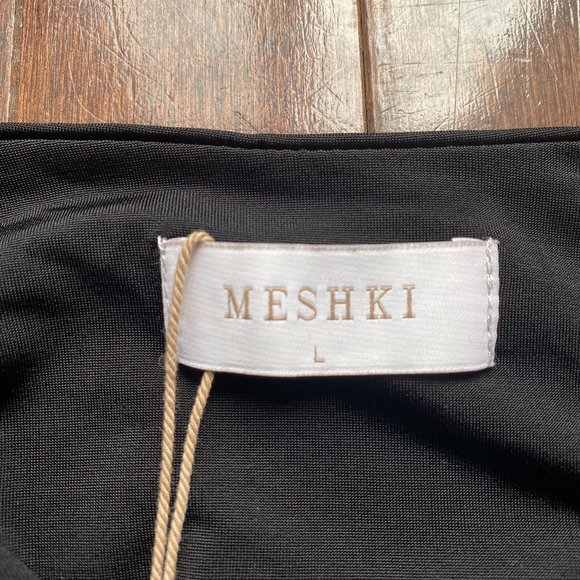 Meshki Black Halter Mini Dress - Picture 5 of 7